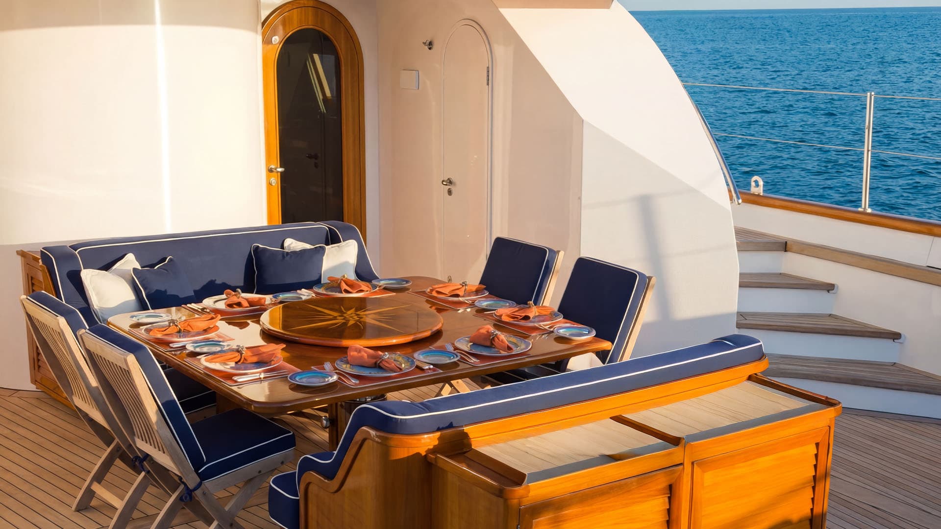 Superyacht kitchen preparation