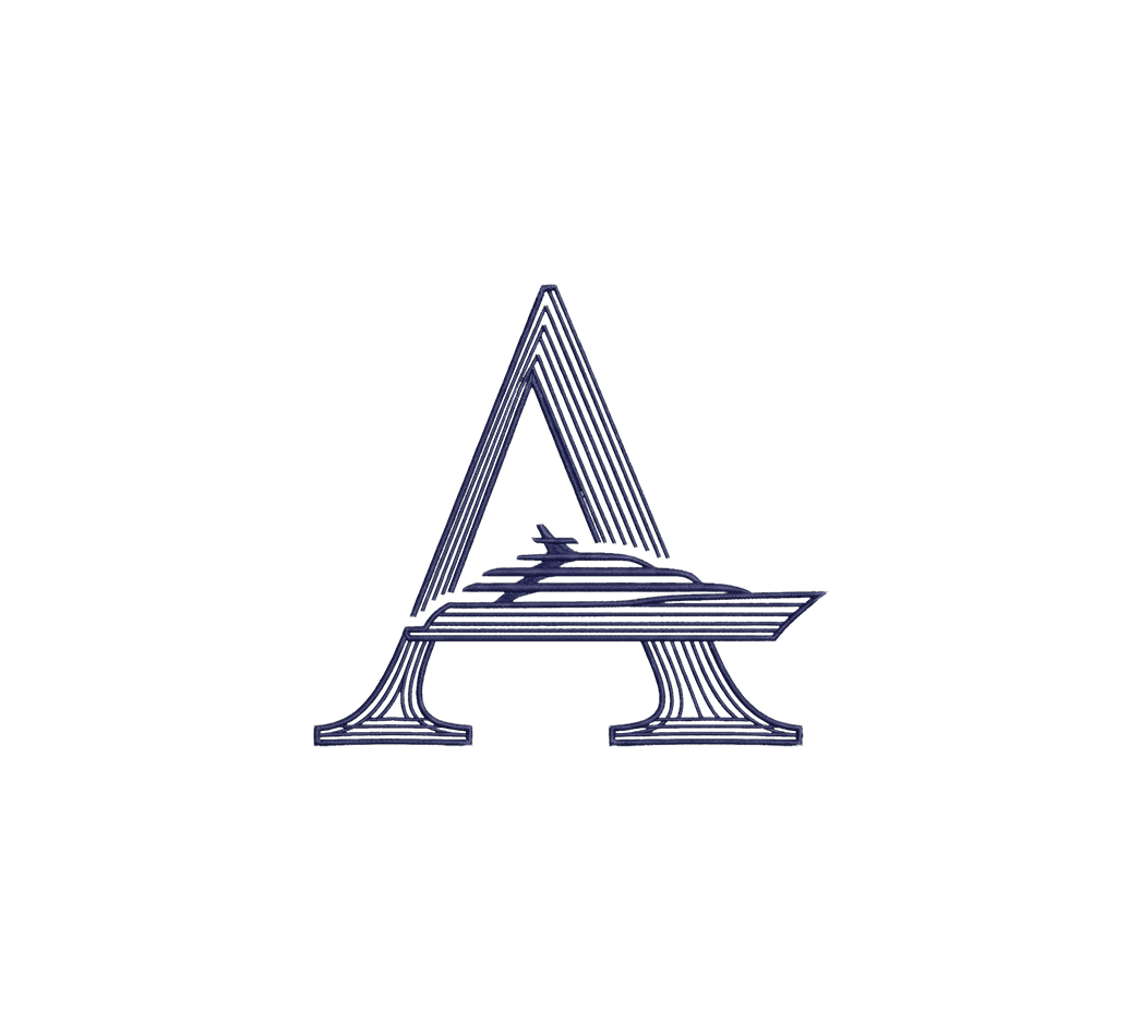 Armada Club — A monogram with superyacht silhouette